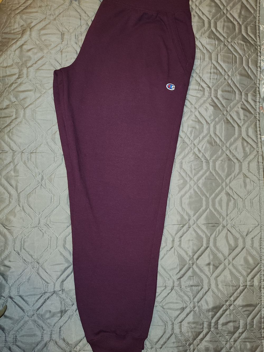 Champion Size XL Burgundy Jogger Sweatpants